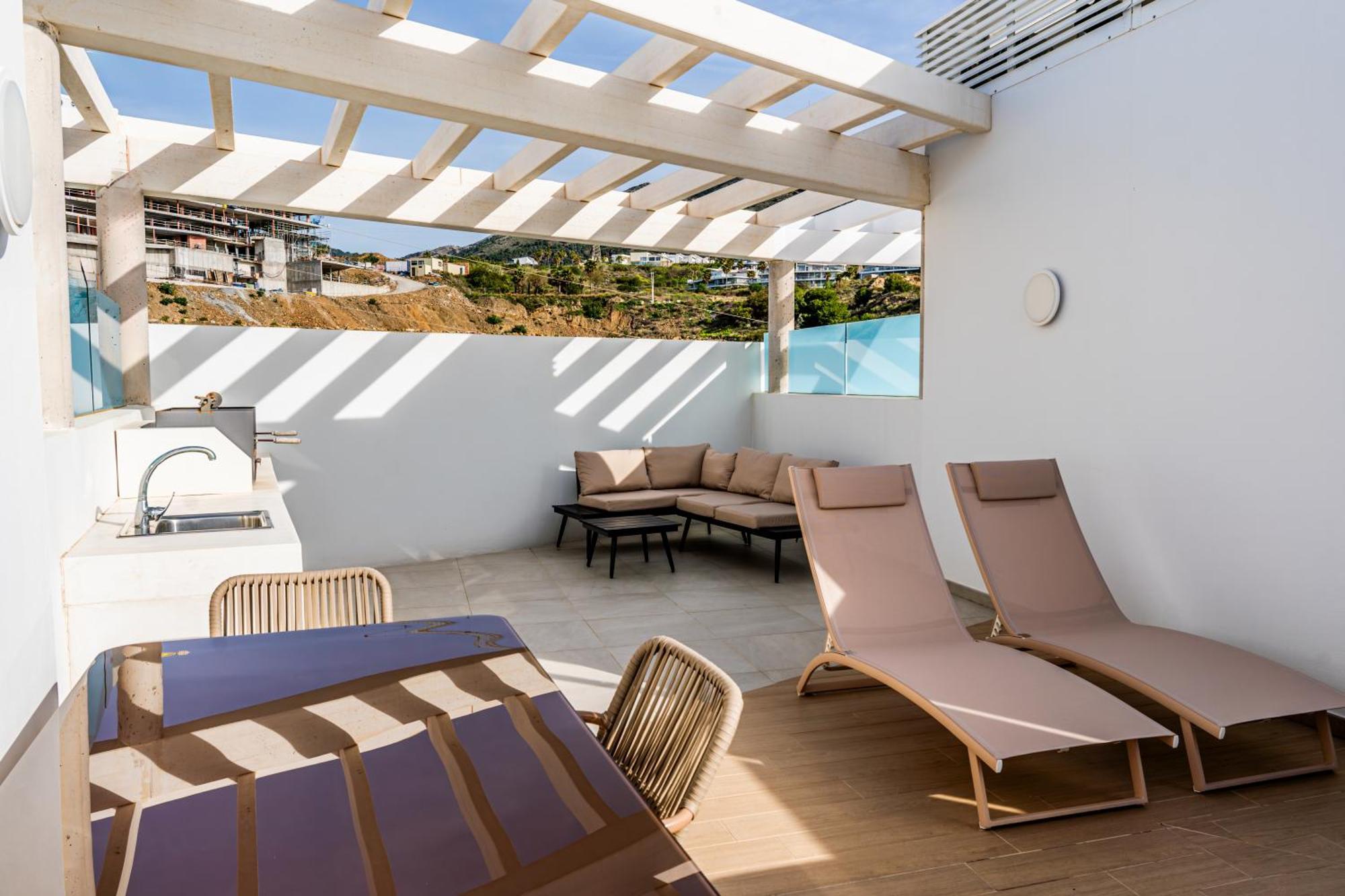 Panoramic Seaview Penthouse The Wave Apartment Fuengirola Ngoại thất bức ảnh